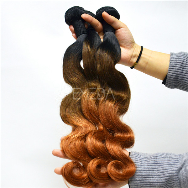 Top grade colored body wave hair hair extensions Brazilian body wave WJ017